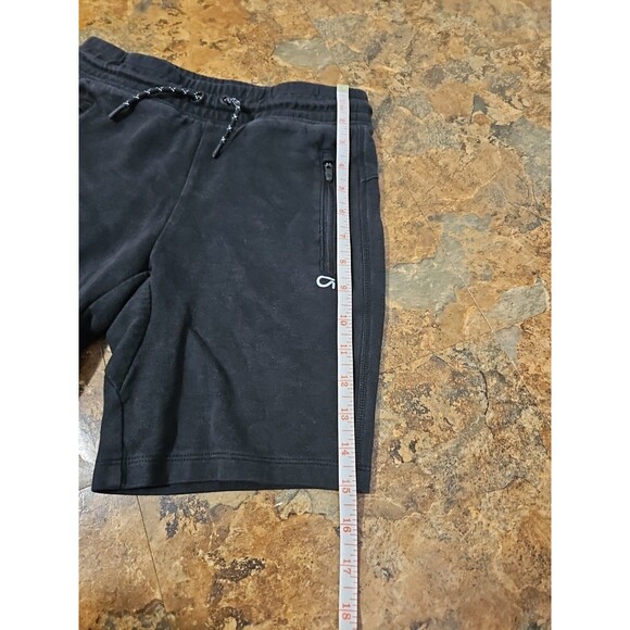 Gap Fit Navy Black Shorts Sz. Lg Zip Pockets Elastic Waist & Drawstring (A171) - Picture 6 of 8